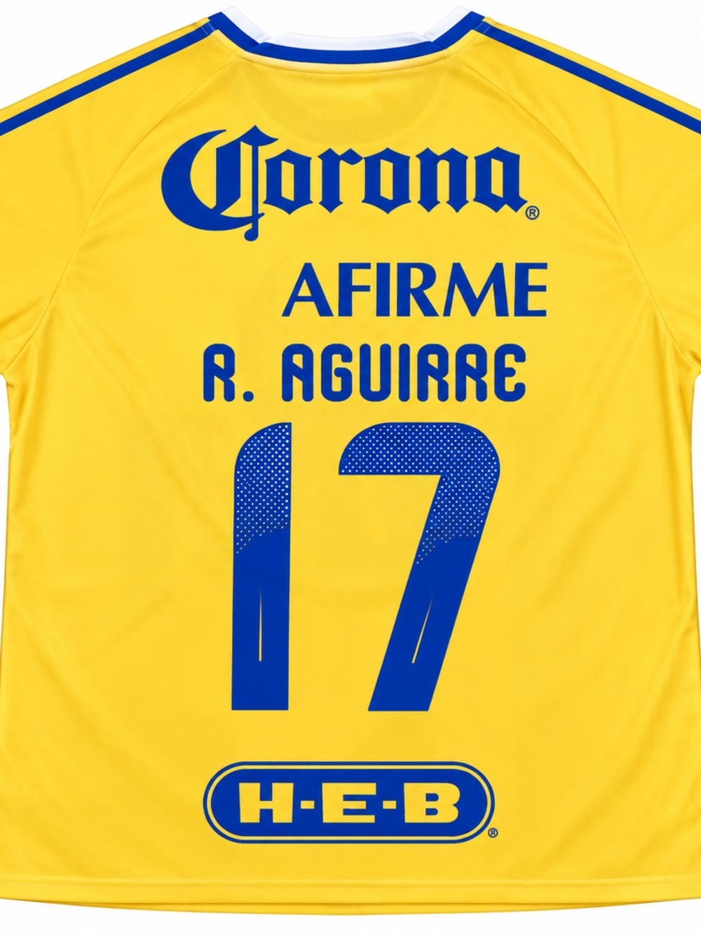 Tigres UANL Soccer Jersey Yellow Blue Liga MX Mexico Football Fan Shirt